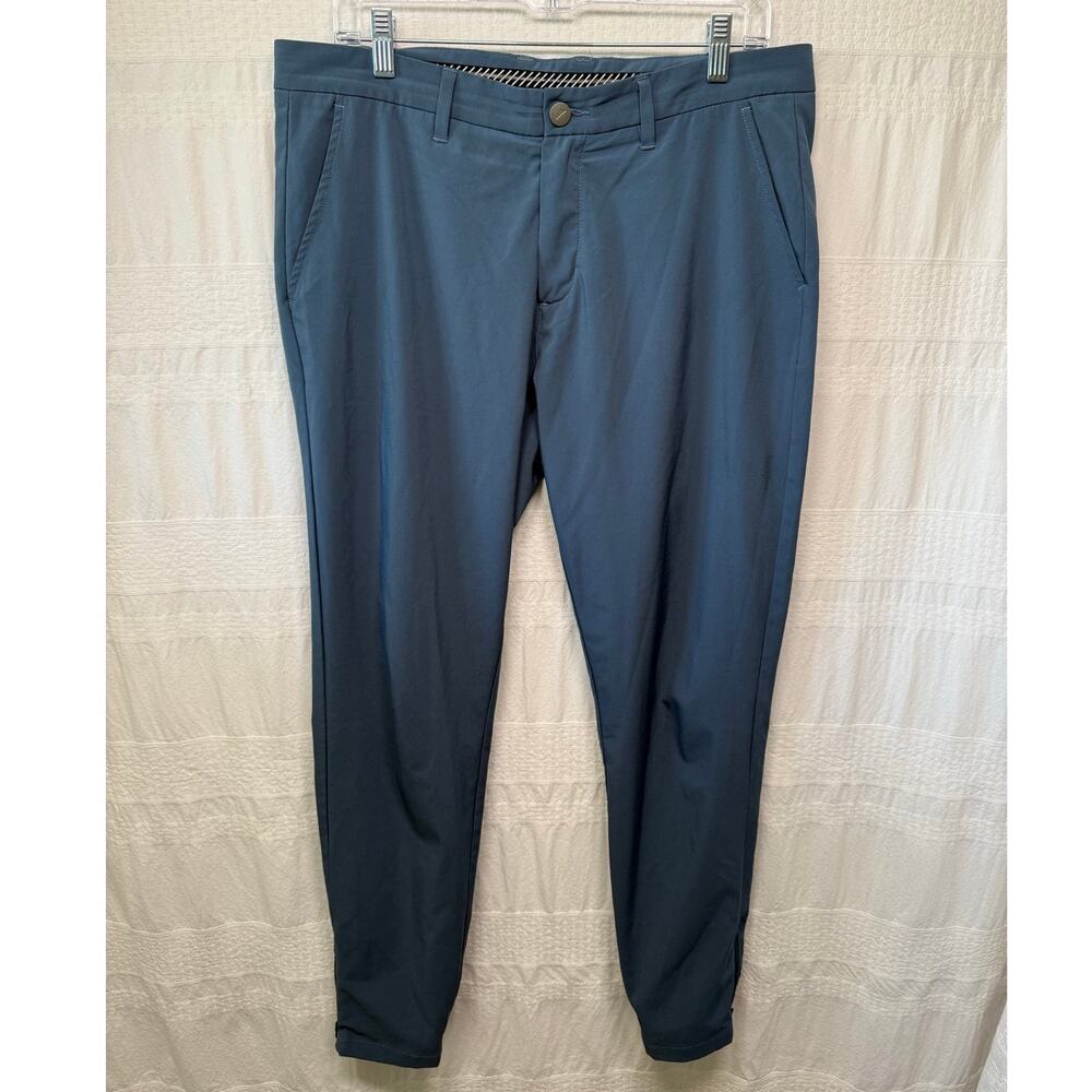 Primo Men's Golf Jogger Performance Pants, Dusty Blue, Size 34 Regular